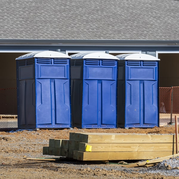 how do you ensure the porta potties are secure and safe from vandalism during an event in Clarks Mills